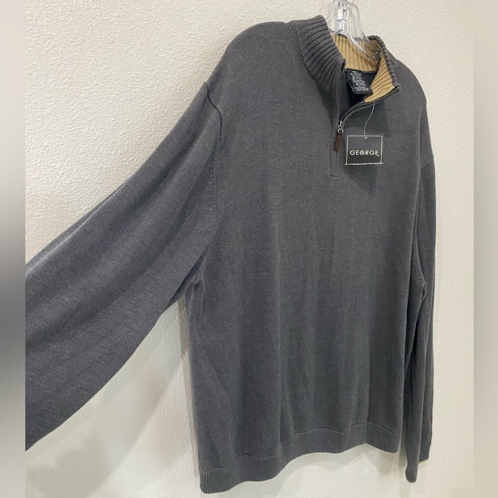 Men’s sweater, gray pull‎ over extra large - Picture 2 of 6